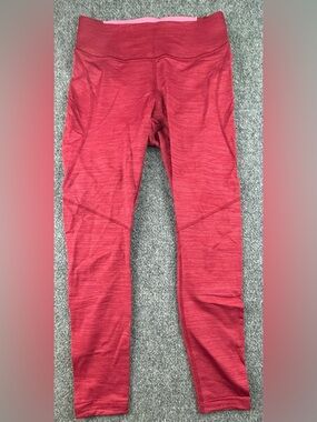 Outdoor Voices Womens Red Heathered Leggings Size S